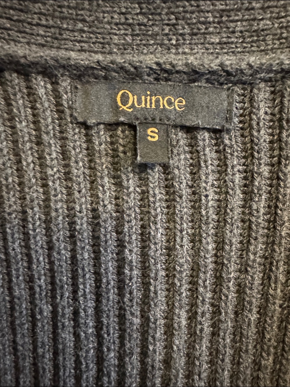 Quince 100% Organic Cotton Oversized Cardigan size small - Picture 5 of 6